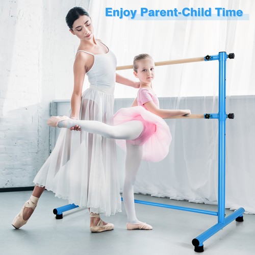 47" Portable Freestanding Ballet Barre for Home School Dancing Room - Picture 4 of 30