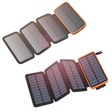 Hiluckey Solar Charger 25000mAh Outdoor USB C Portable Power Bank/Hiluckey So...