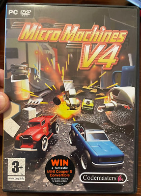Micro Machines V4 PC Spiel komplett mit Handbuch DVD-Rom Codemasters Racer