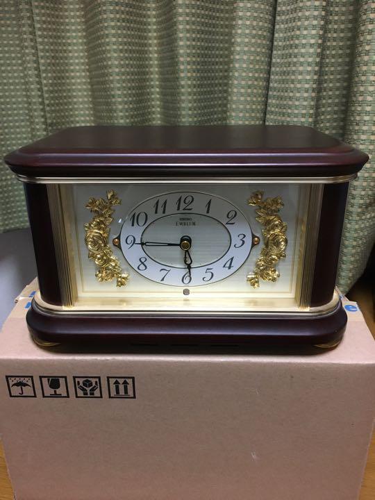 SEIKO EMBLEM HW449B オルゴール置き時計ヴィンテージ