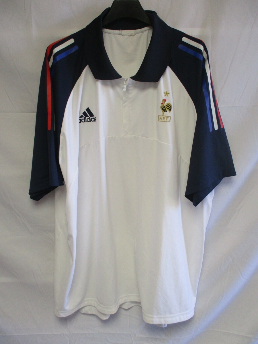 Maillot Equipe De France 2004 Signé Par Zidane, Henry, Thuram... - Adidas - Neuf Sans Emballage