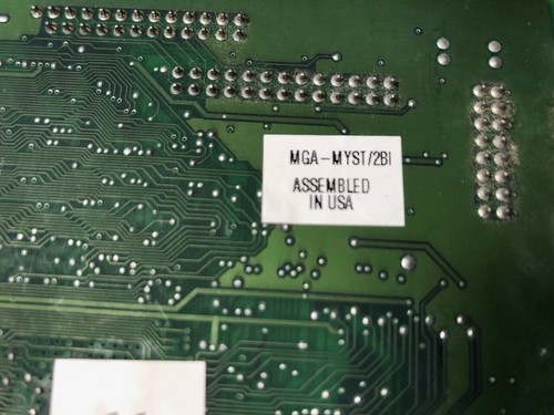 Matrox MGA Mystique 2 MB SGRAM PCI graphics card - working great DOS Windows - Photo 3/9