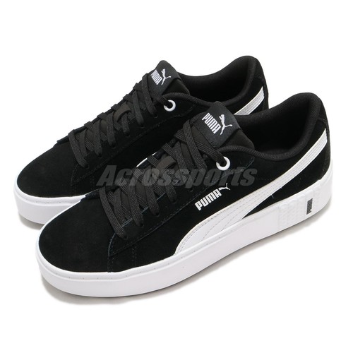Puma Smash Platform V2 SD Shoes Black White Women - 37.5