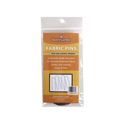 Master Gardner Contractor Grade Landscape Fabric Pins, 10 Per Pack