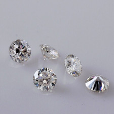 2 CT Natural White Diamond 5 mm 5 Pcs Round Cut VVS1 D Grade GDGL Certified DV16