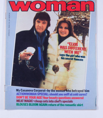 ELVIS PRESLEY GIRLFRIEND POST- PRISCILLA : GINGER ALDEN INTERVIEW Woman magazine