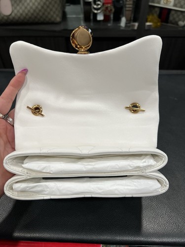 Versace Kleio Mini Quilted Leather Crossbody Bag Retail $1390 - Picture 7 of 18