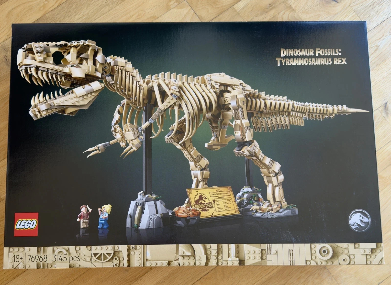 LEGO Jurassic World 76968 Fossiles de Dinosaures T-Rex Articulé