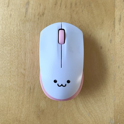 ELECOM Mouse Wireless Small 3 buttons white & pink M-DY10DR Battery not included