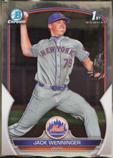 2023 Bowman Draft #BDC-68 Jack Wenninger Chrome Baseball EX