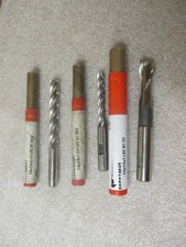 Lot of 3 Brubaker Tool End Mills #74828, #80017, #80007