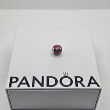 Original Pandora Rot/Violett Emaille Family Bonds Charm ALE 925 791399DE62