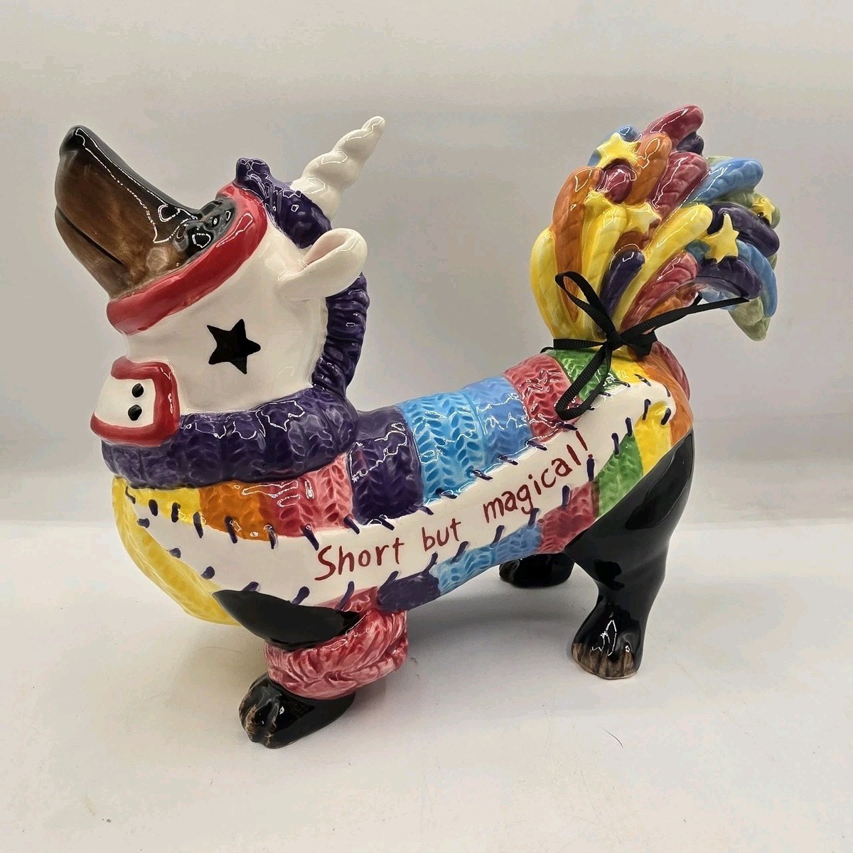 Blue Sky Clayworks DACHSHUND AS UNICORN Short But Magical DOG