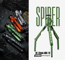 Leofoto MT-03 Mini Spider Folding Tabletop Tripod Kit w MBH-20 Ballhead-4 Colors