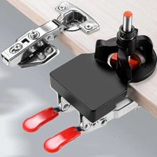 35mm Hinges Boring Woodworking Jig Door Hinge Hole Opener Guide Locator Drilling