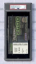 WWE WRESTLEMANIA 2000 TICKET STUB ENCAPSULATED BY PSA THE ROCK MICK FOLEY HHH WM