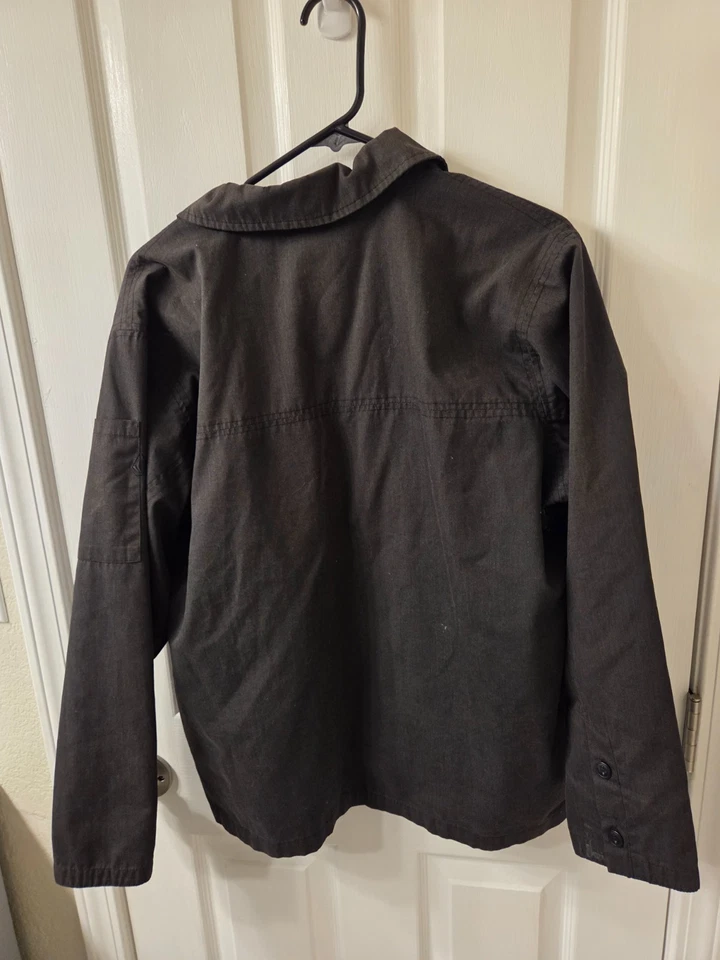 Volcom Stone Zip Canvas Jacket Black Size Large #S96 - Image 4 of 4