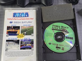 LOT SEGA Saturn Console MK-80000 3x Controllers Games Cables Cords AS IS ! READ