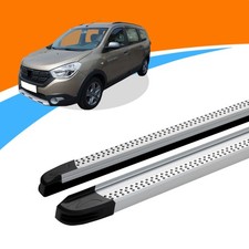 Trittbretter passend für Dacia Sandero ab 06/2008-12/2012 MAJA Silber mit ABE