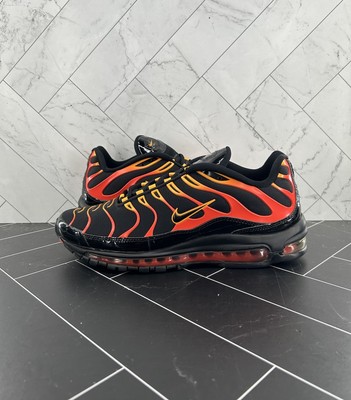 Nike Air Max 97 Plus Shock Orange Size 10.5 AH8144-002 2018