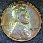 🔥1955 Lincoln Cent  Poor Man's Doubled Die-BU GEM MONSTER TONER!🔥