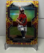 2022 Panini Prizm Draft Picks - Mason Fluharty #PDP158 Snake Skin Prizm /25 (RC)