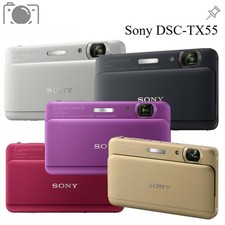 Sony Cyber-shot DSC-TX55 Digital Camera 5x Optical Zoom 16.2 MP DPOF Support