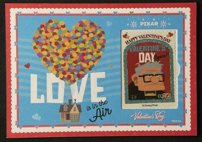 Up Carl - 2026 VanCard's Disney Pixar Time's Mail Festival Envelope Card Rare