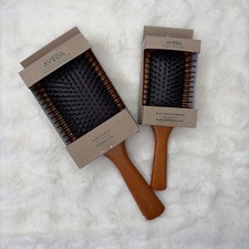 Aveda Wooden Paddle Brush Duo large  Mini