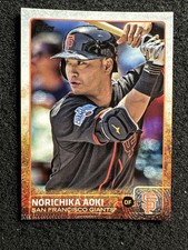 NORICHIKA AOKI #US335 2015 Topps Update Series QTY San Francisco Giants