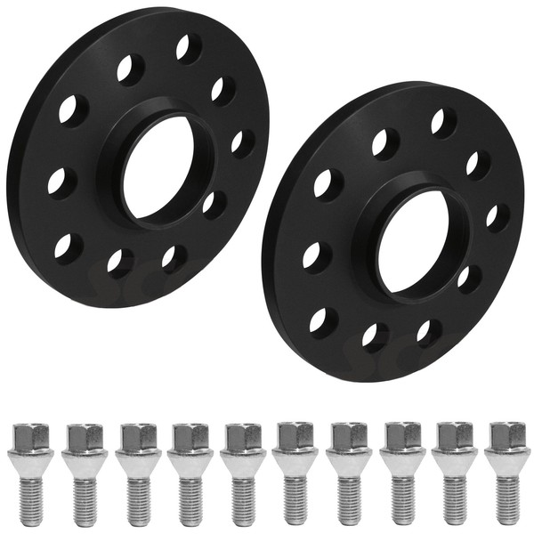 SCC Spurverbreiterung 40Mm 2X20Mm 5X120 FüR 6Er BMW F12 F13 F06 + Radschrauben-image