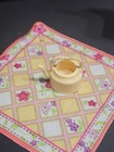 VINTAGE MINIATURE WOODEN DOLLHOUSE SLED, RUG, TABLE CLOCK,TEA POT,HOPE CHEST — photo 7