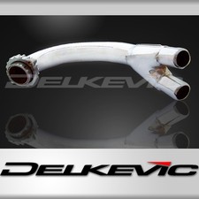 SUZUKI GT750 1975-78 M A B CHROMED STEEL EXHAUST CENTRE DOWNPIPE & COLLAR 