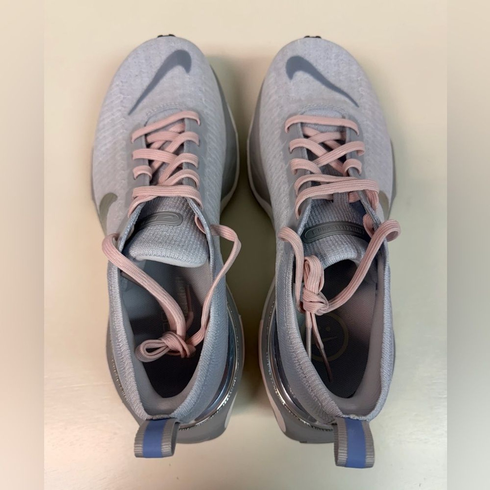 New Nike Women’s Zoom Invincible Run FK 3 Photon Dust/Lt Smoke Grey Size 7.5 thumbnail 6