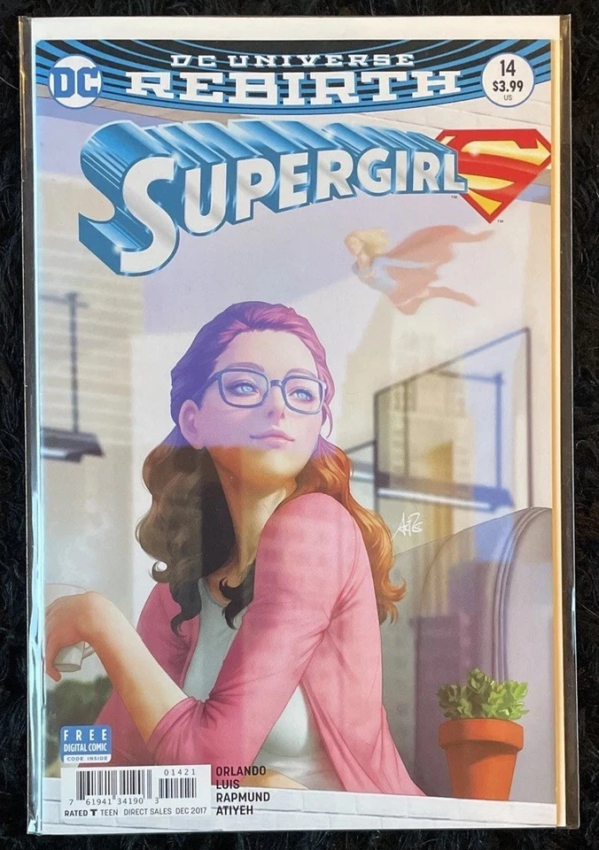 Supergirl #13 14 15 - SEXY Artgerm Variants - DC Comics 2017 Rebirth HIGH GRADE - Image 4 of 4