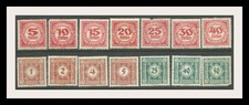 AUSTRIA 1919 SET OF 14 POSTAGE DUE STAMPS MH