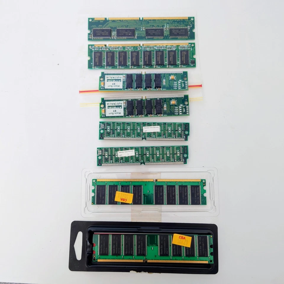 Vintage RAM Lot – 72-Pin SIMM, SDRAM PC66/100, DDR400 1 GB – Tested Working - Image 4 of 4