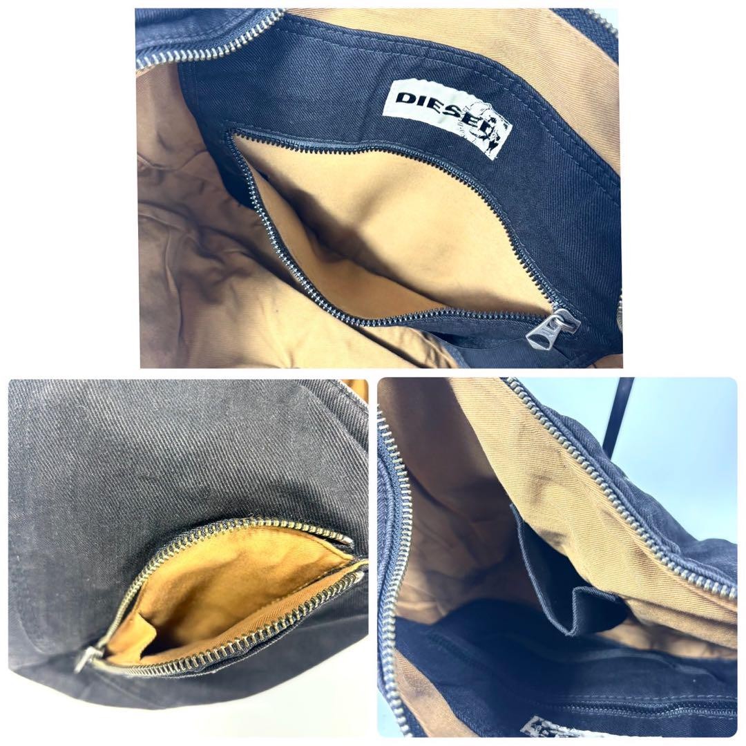 Diesel Men Vintage 00s Archive Shoulder Bag Hobo Y2K Casual