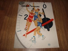 Vintage Basketball Line-Up Program Neenah Vs Kaukauna January 6, 1961