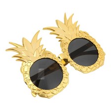 Durable Pineapple Shaped Sunglasses Funny Hawaiian Glasses for Luau Parties