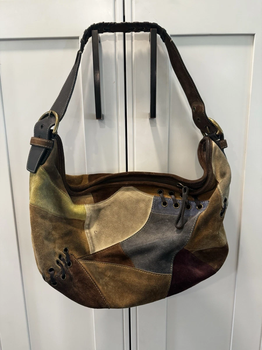 Coach Patchwork Hobo Handbags & Bags Suede Exterior for Women for