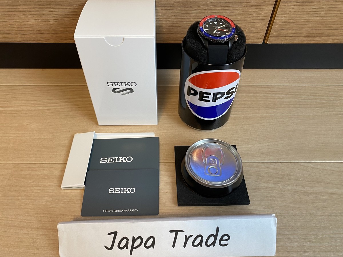 SEIKO 5 SPORTS SBSC023 SKX PEPSI collaboration Blue Red From JPN