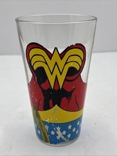Licensed D.C.Comics WONDER WOMAN Glass 16 Oz