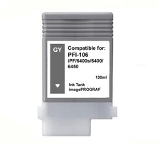 PFI-106 Gray Ink Cartridge for Canon IPF 6400s 6400 6450 PFI106GY