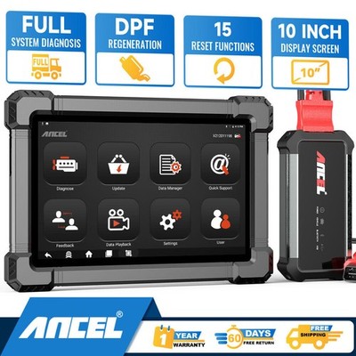 2026 ANCEL LKW Trucks Profi Diagnosegerät komplett System OBD2 Scanner Für MAN