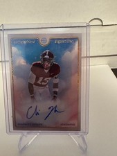 Malachi Moore 2024 Pulse Meridian Football Gold SSP Auto 1/3 RC Alabama/Jets