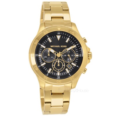 関税込☆【Michael Kors】39mm Gold ブレア クロノグラフ Watch Michael Kors Women's Chronograph Mercer Gold-Tone Bracelet