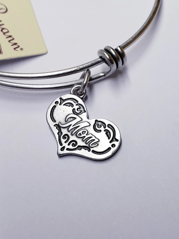 Bella Ryann Béisbol Mamá Brazalete Expandible Dije 7" a 9" X 20MM Foto 3 de 4