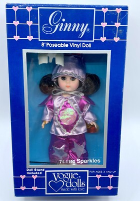 *53 NIB GINNY VOGUE DOLL 8'' SPARKLES 71-1190