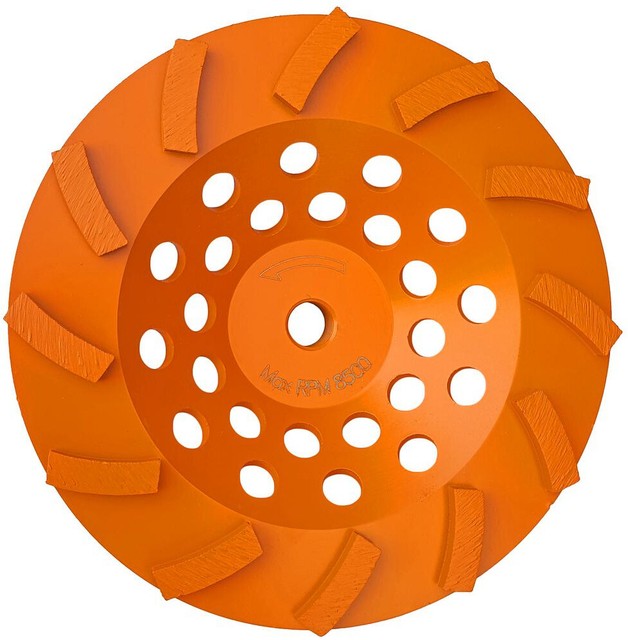 Ridgid 7 inch Concrete Angle Grinder Grinding Wheel Wet Dry Cutting Cup